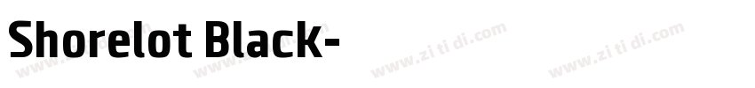 Shorelot Black字体转换 Shorelot Black字体转换